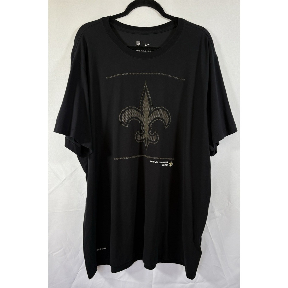 Nike on field apparel shirt size 3XL new orleans saints football